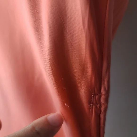 Aritzia Wilfred Only Slip Dress Fresco Pink Cowl Neck Satin Sz Medium Spring - Picture 8 of 9